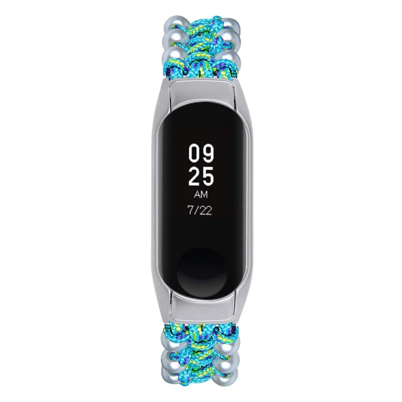Xiaomi Smart Band 8 faux pearl décor nylon strap - Colorful