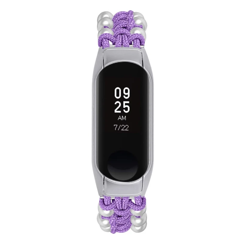 Xiaomi Smart Band 8 faux pearl décor nylon strap - Colorful
