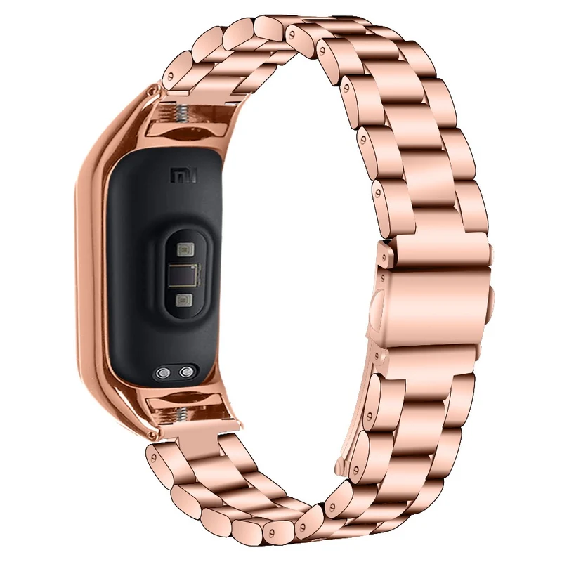 3 bead stainless steel strap for Xiaomi Smart Band 8