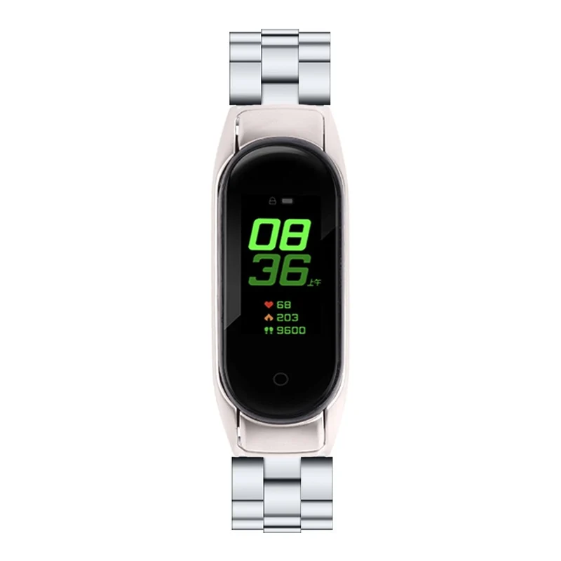 3 bead stainless steel strap for Xiaomi Smart Band 8