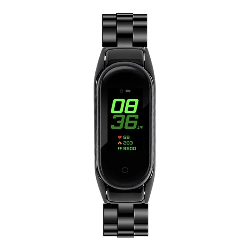 3 bead stainless steel strap for Xiaomi Smart Band 8