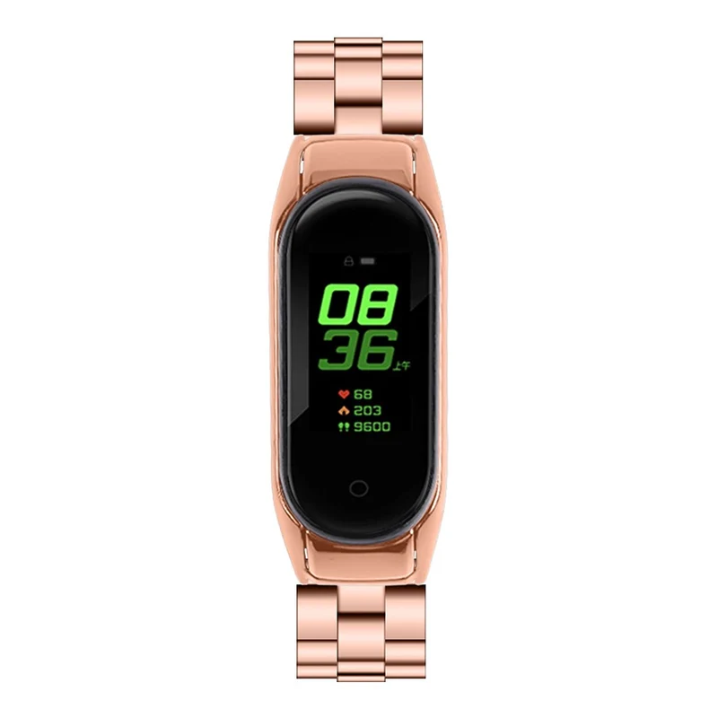 3 bead stainless steel strap for Xiaomi Smart Band 8