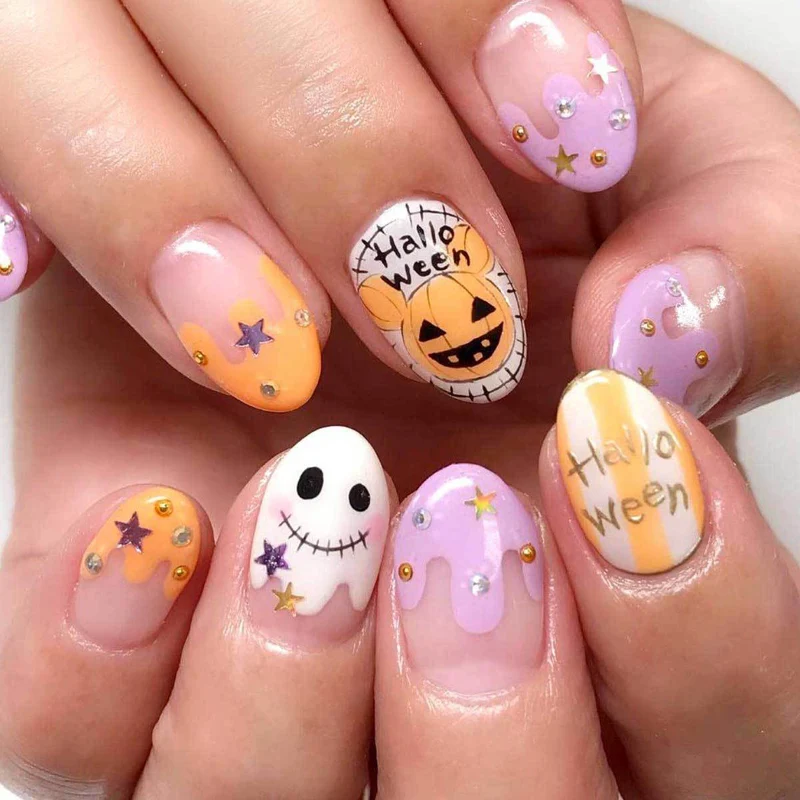 Halloween-Themen Dekorativen Nagelkunst