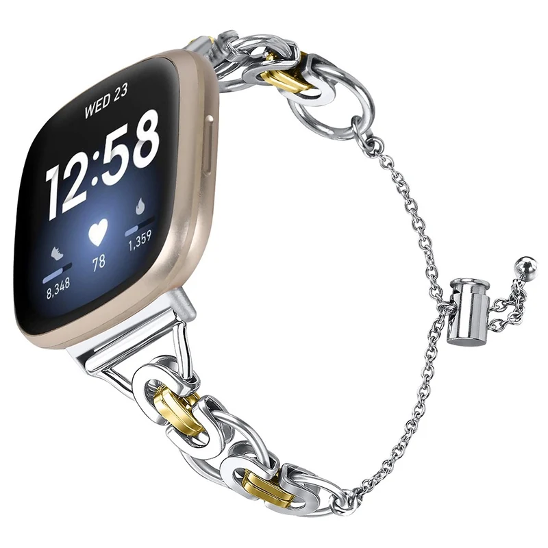Fitbit Sense 2 / Fitbit Versa 4 Metall Universell Armband