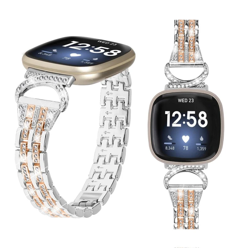 Fitbit Sense 2 / Fitbit Versa 4 Metall Universell Armband