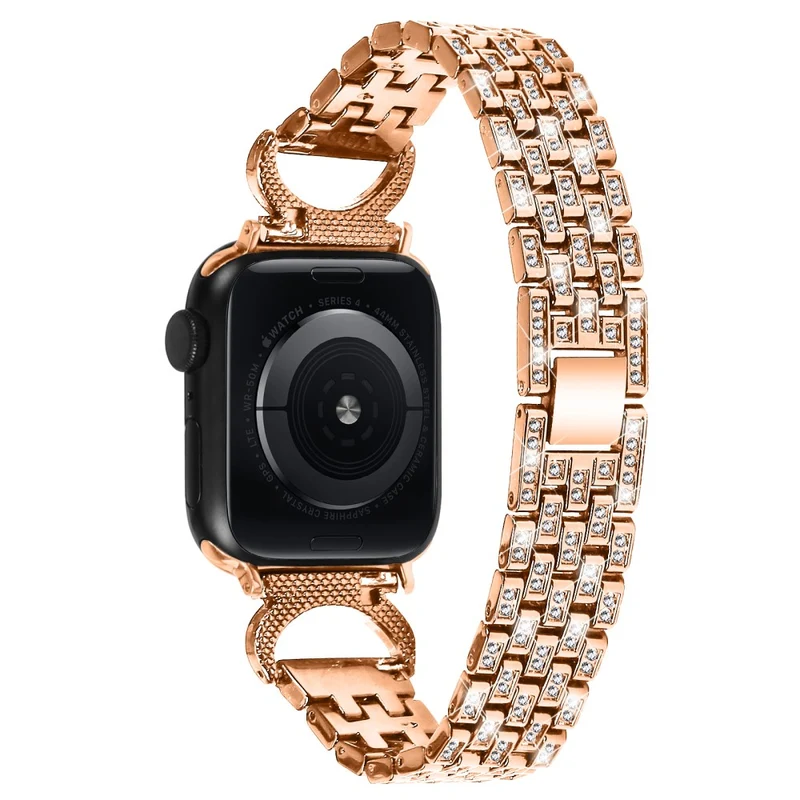 Schön Apple Smartwatch Metall Und Strass Universell Armband