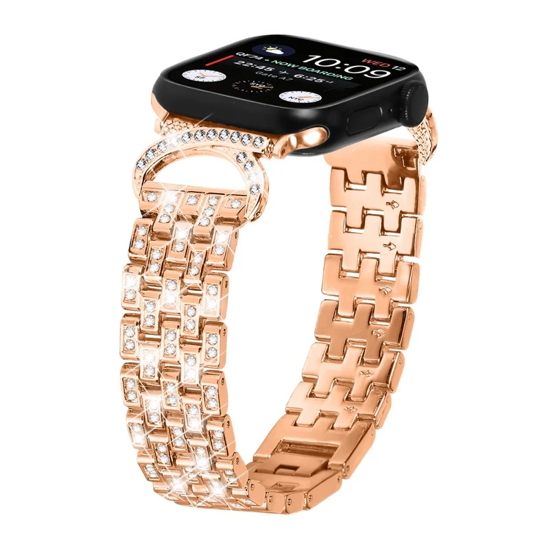 Schön Apple Smartwatch Metall Und Strass Universell Armband