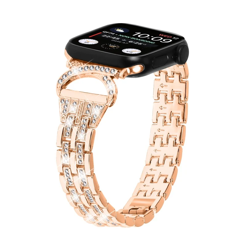 Schön Apple Smartwatch Metall Und Strass Universell Armband