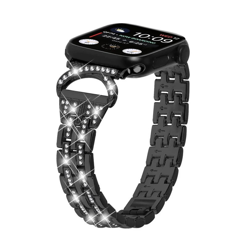 Cool Apple Smartwatch Metall Und Strass Universell Armband