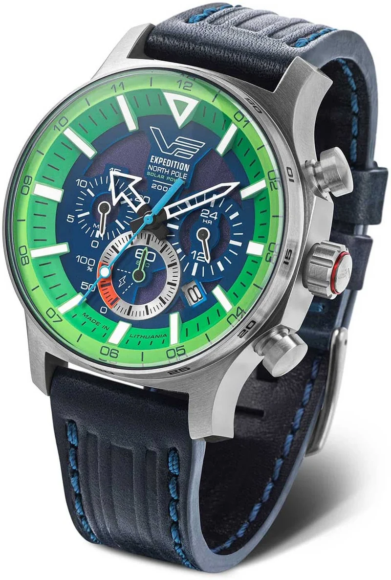 Vostok Europe Expedition North Pole VR42-595A733 Herrenuhr • Solar-Antrieb • 20 bar