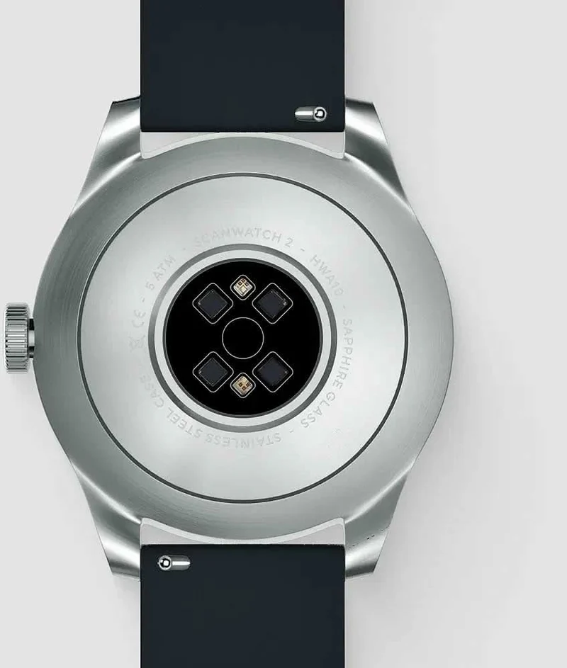 Withings WITHINGS-SCANWATCH Unisex Uhr • EKG-Funktion • Saphirglas