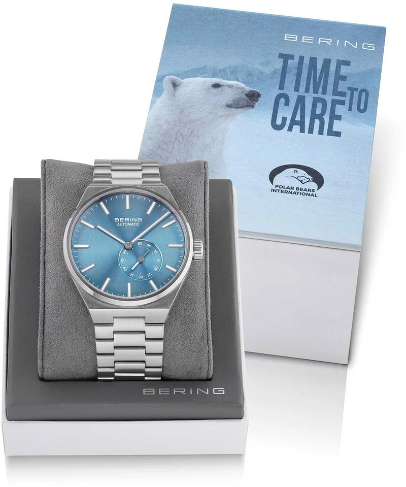 Bering Automatic 19441-Charity Herrenuhr • Kratzfestes Saphirglas • Dänisches Design