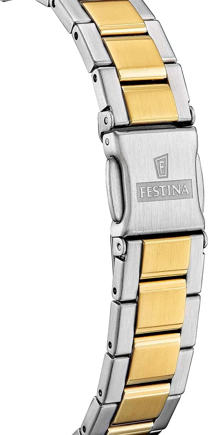 Festina Mademoiselle F20702/1 Damenuhr • Elegantes Design • Perlmutt-Zifferblatt