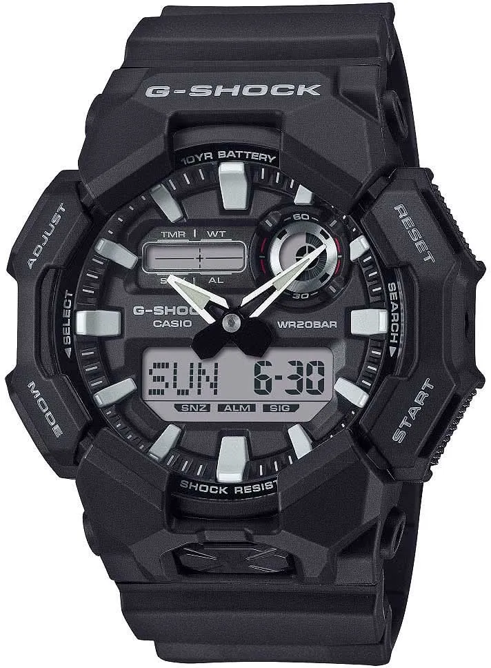 Casio G-Shock GA-010-1AER Herrenuhr • 10 Jahre Batterie • Carbon Core Guard