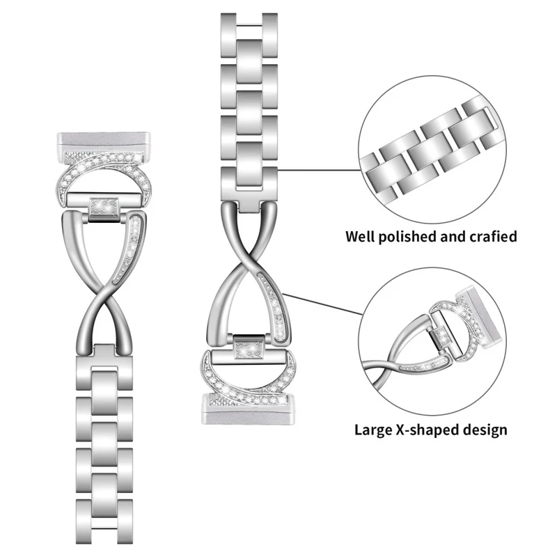 Unglaublich Süß Fitbit Smartwatch Metall Universell Armband