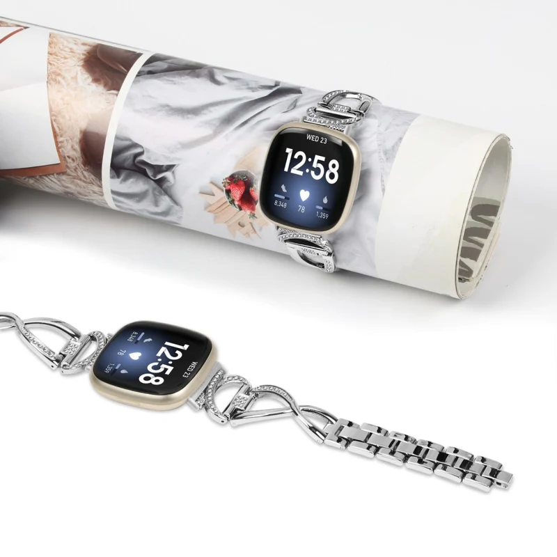 Unglaublich Süß Fitbit Smartwatch Metall Universell Armband