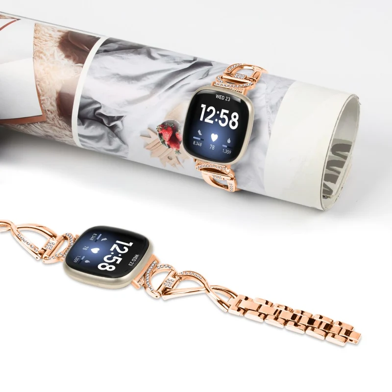 Unglaublich Süß Fitbit Smartwatch Metall Universell Armband