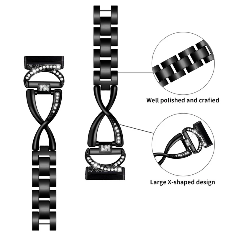 Unglaublich Süß Fitbit Smartwatch Metall Universell Armband