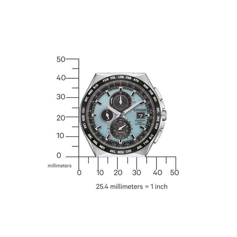 Citizen Super Titanium AT8238-84M Herrenuhr • Eco-Drive Solar • Funkgesteuert