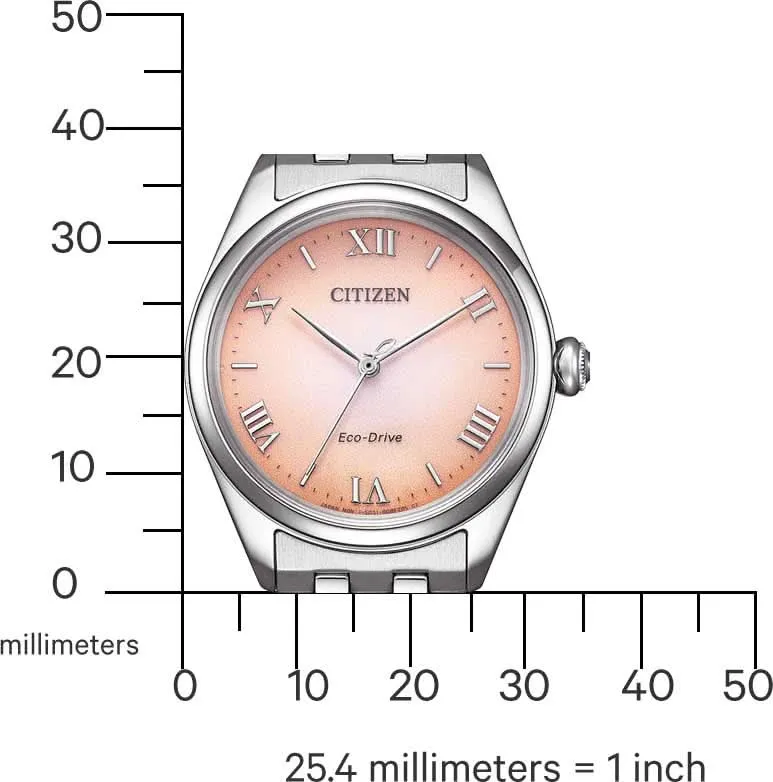 Citizen L EM1140-80X Damenuhr • Eco-Drive • Saphirglas