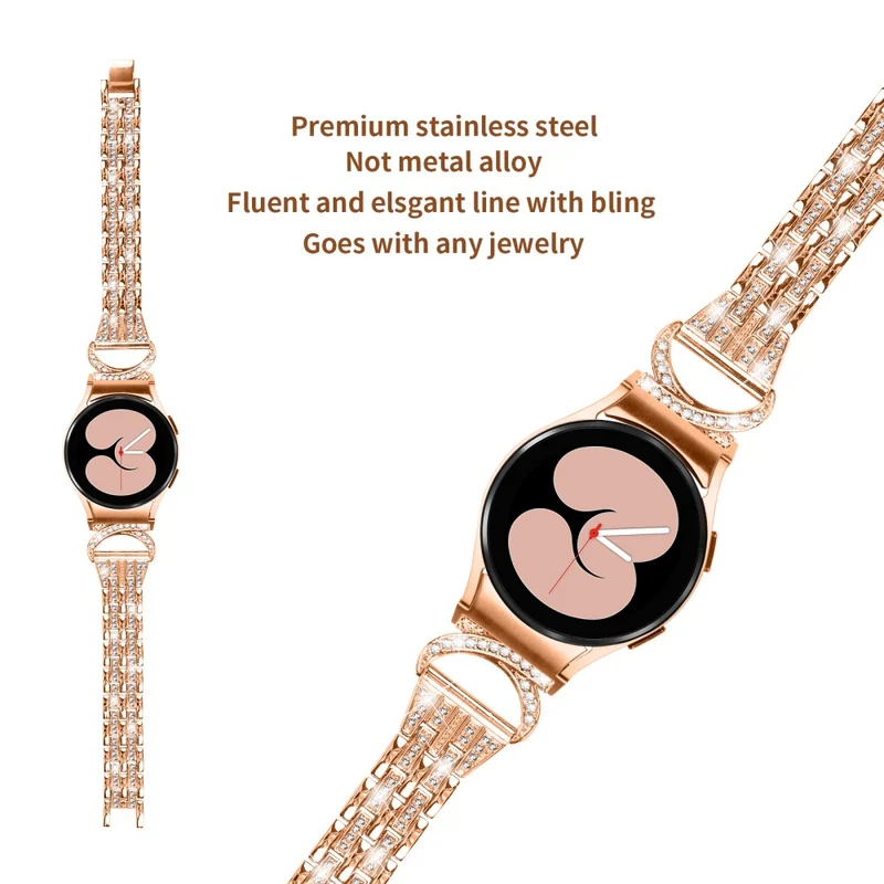 Süß Samsung Smartwatch Metall Und Strass Universell Armband