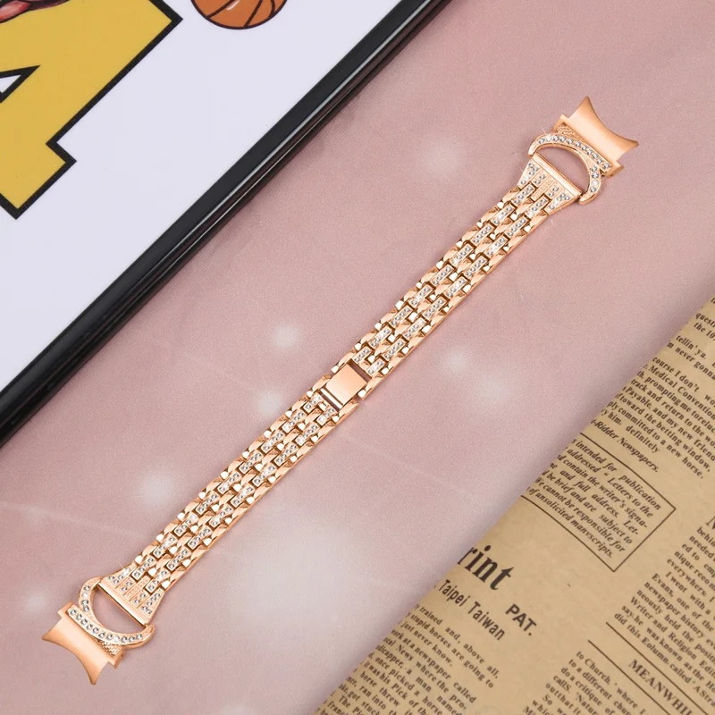 Süß Samsung Smartwatch Metall Und Strass Universell Armband