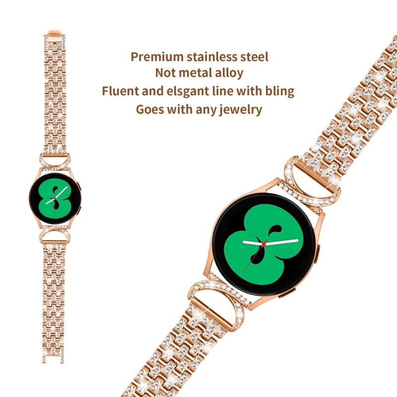Süß Samsung Smartwatch Metall Und Strass Universell Armband