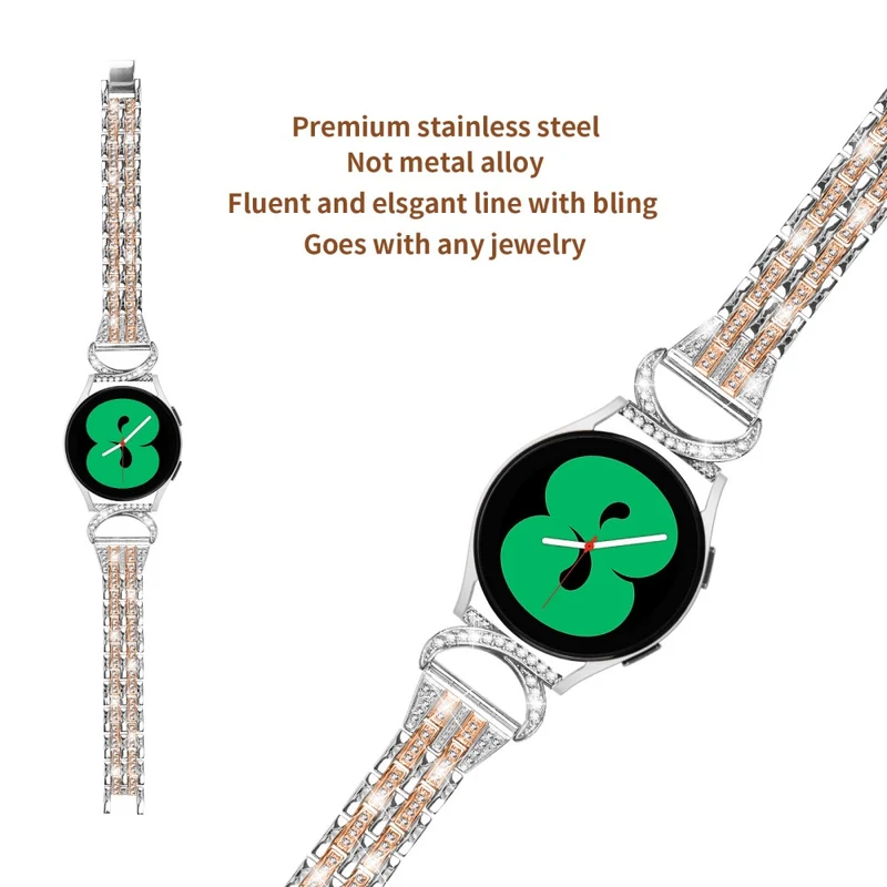 Süß Samsung Smartwatch Metall Und Strass Universell Armband