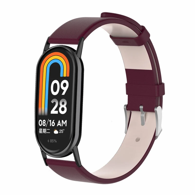 Absolut Robust Xiaomi Smart Band 8 Echtes Leder Armband