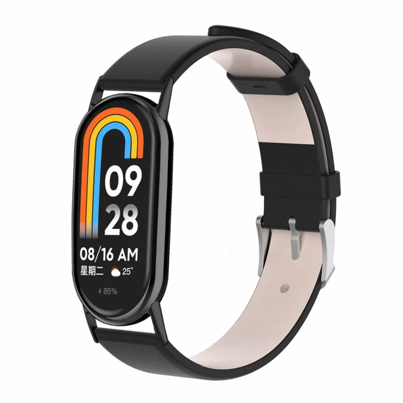 Absolut Robust Xiaomi Smart Band 8 Echtes Leder Armband