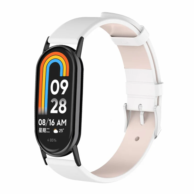 Absolut Robust Xiaomi Smart Band 8 Echtes Leder Armband