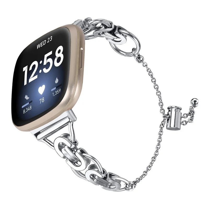 Fitbit Sense 2 / Fitbit Versa 4 Metall Universell Armband
