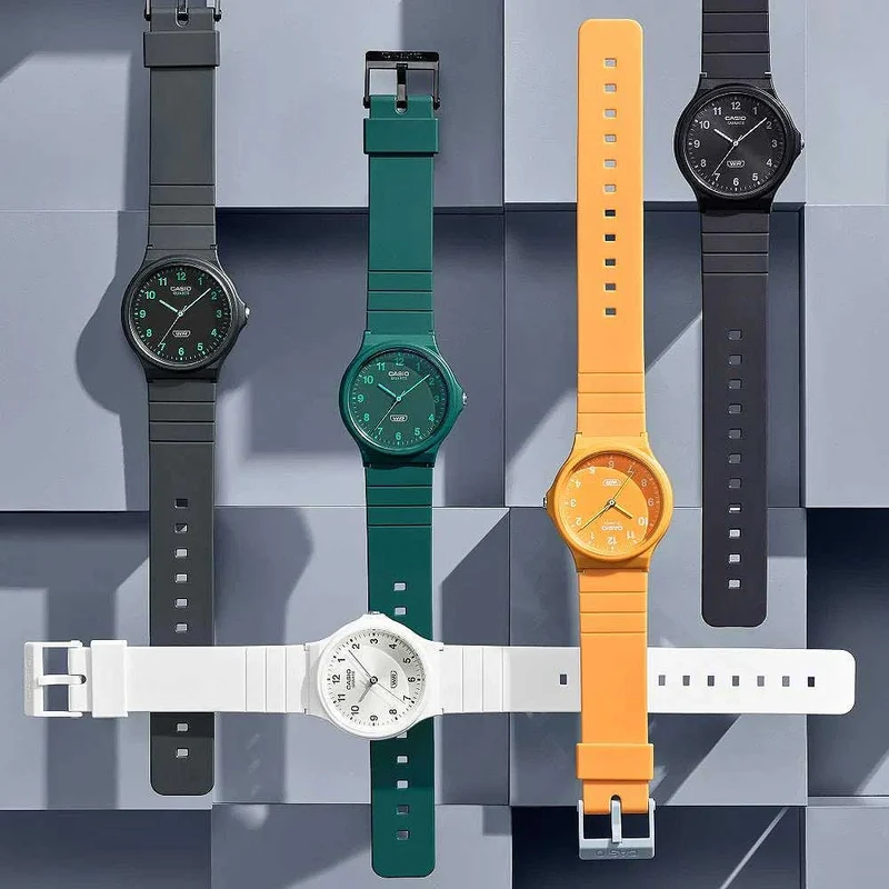 Casio Timeless Collection MQ-24B-7BEF Damenuhr • Kult-Retro • Bio-Resin