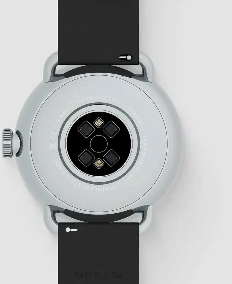 Withings ScanWatch 2 HWA10-MODEL 1-ALL-INT Unisex Uhr • Klinisch validiertes EKG • 35 Tage Akkulaufzeit