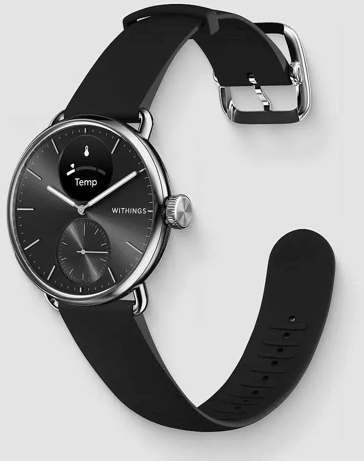Withings ScanWatch 2 HWA10-MODEL 1-ALL-INT Unisex Uhr • Klinisch validiertes EKG • 35 Tage Akkulaufzeit