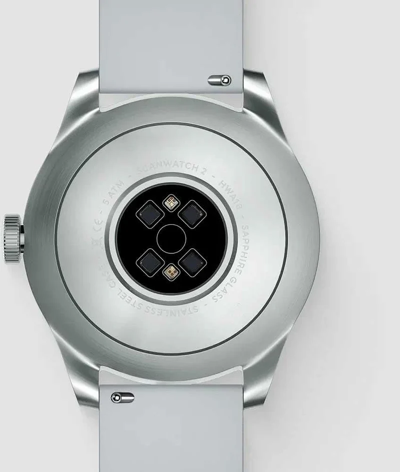 Withings ScanWatch 2 WITHINGS-SCANWATCH Unisex Uhr • Medizinisches EKG • Saphirglas