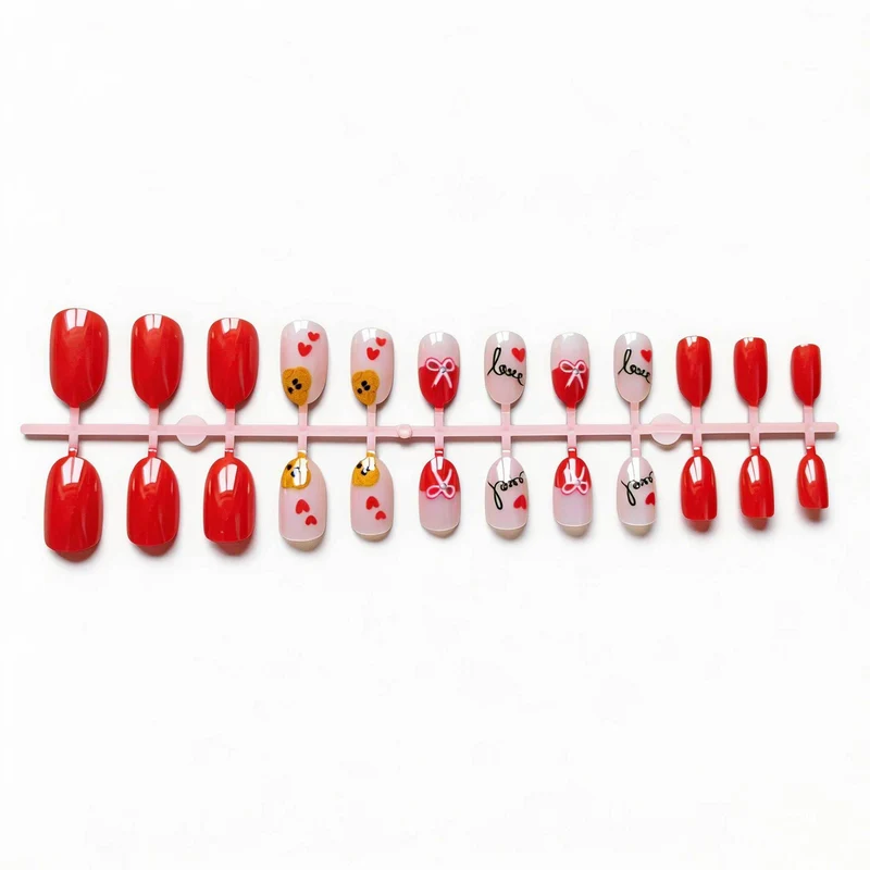 Romantisches Künstlerisches Nageldesign