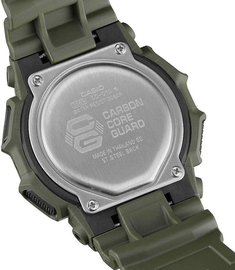 Casio G-Shock GD-010-1ER Herrenuhr • 10 Jahre Batterie • Carbon Core Guard