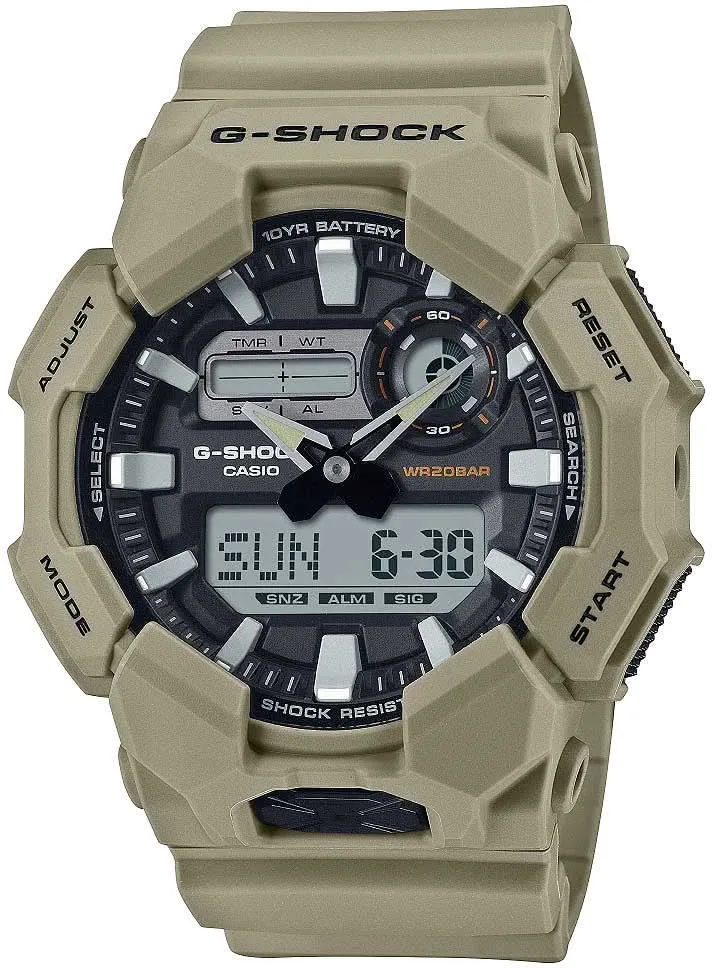 Casio G-Shock GA-010-5AER Herrenuhr • 10 Jahre Batterie • Robust