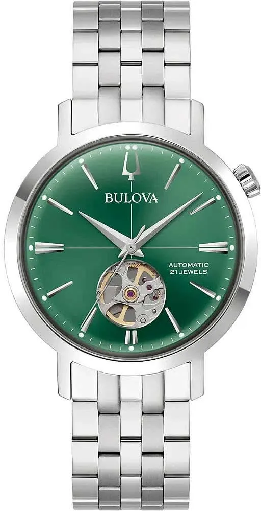 Bulova Aerojet 96A319 Herrenuhr • Automatik • Open Heart