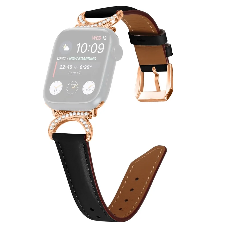 Stark Apple Smartwatch Echtes Leder Universell Armband