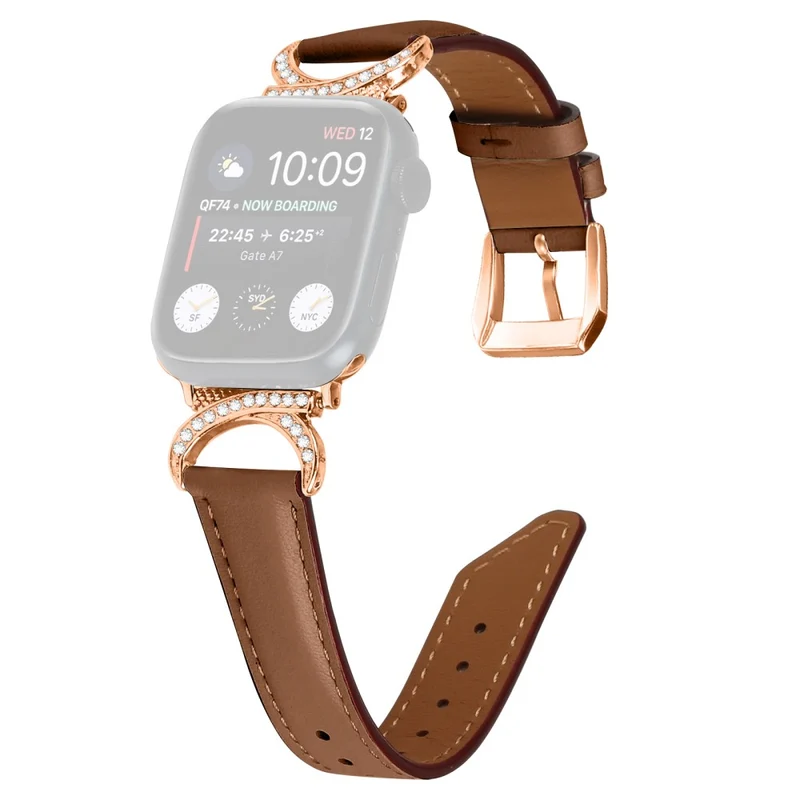 Stark Apple Smartwatch Echtes Leder Universell Armband
