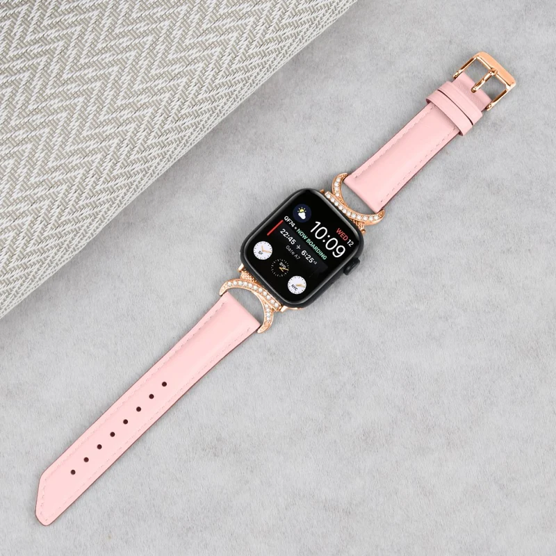 Stark Apple Smartwatch Echtes Leder Universell Armband