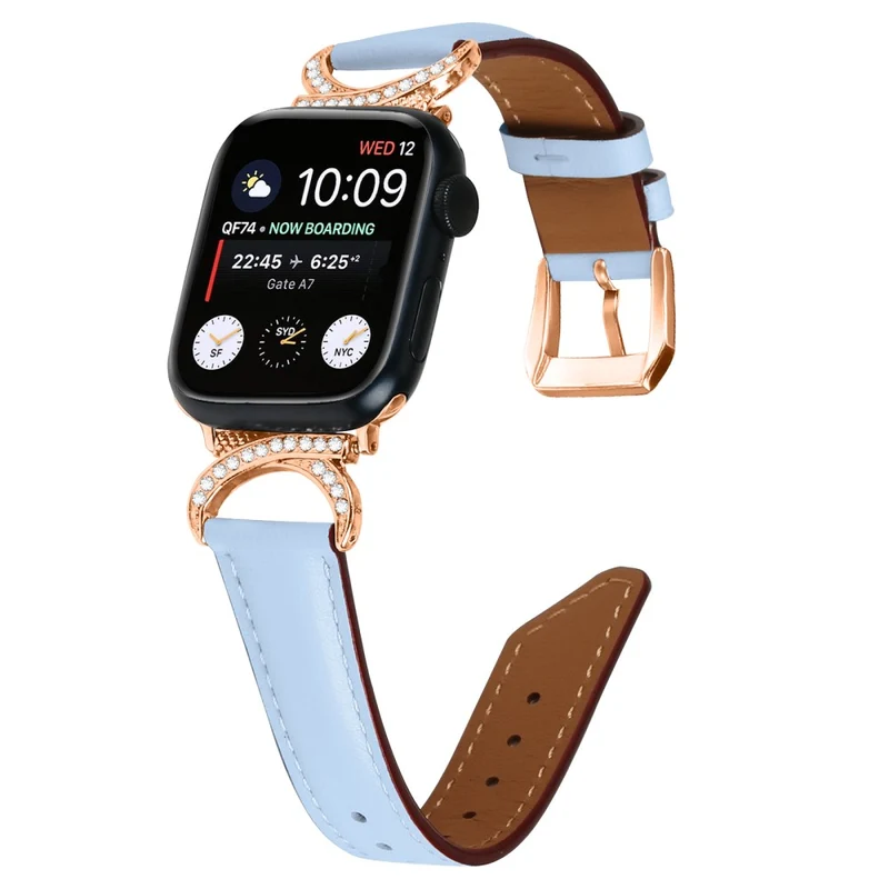 Stark Apple Smartwatch Echtes Leder Universell Armband