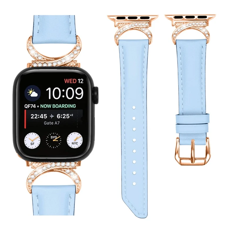 Stark Apple Smartwatch Echtes Leder Universell Armband