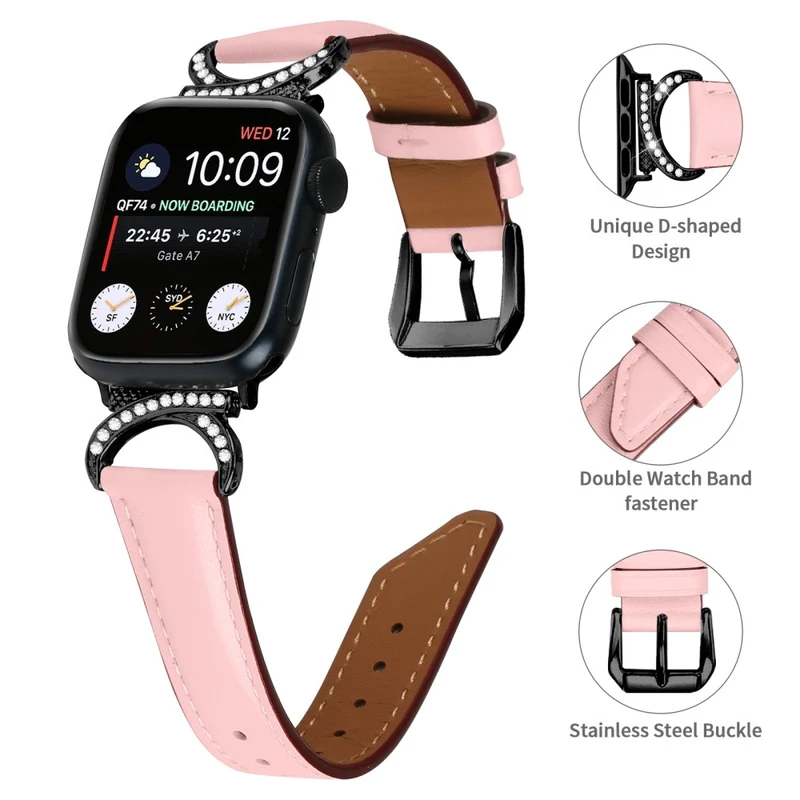 Sehr Gut Apple Smartwatch Echtes Leder Universell Armband