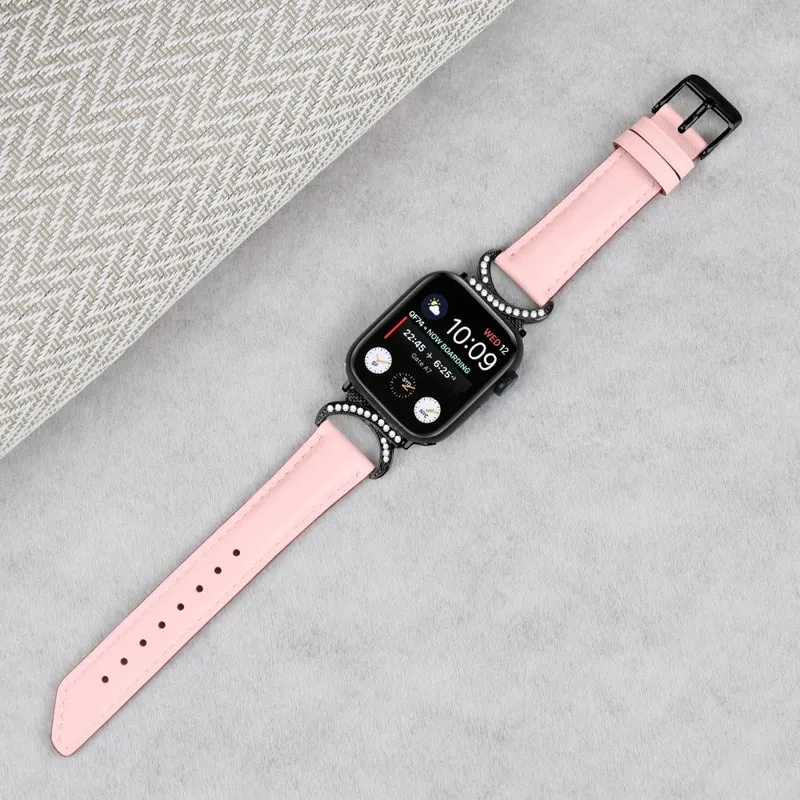 Sehr Gut Apple Smartwatch Echtes Leder Universell Armband