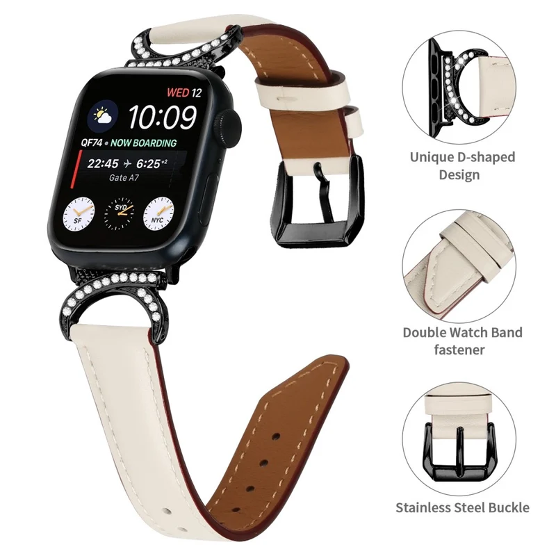 Sehr Gut Apple Smartwatch Echtes Leder Universell Armband
