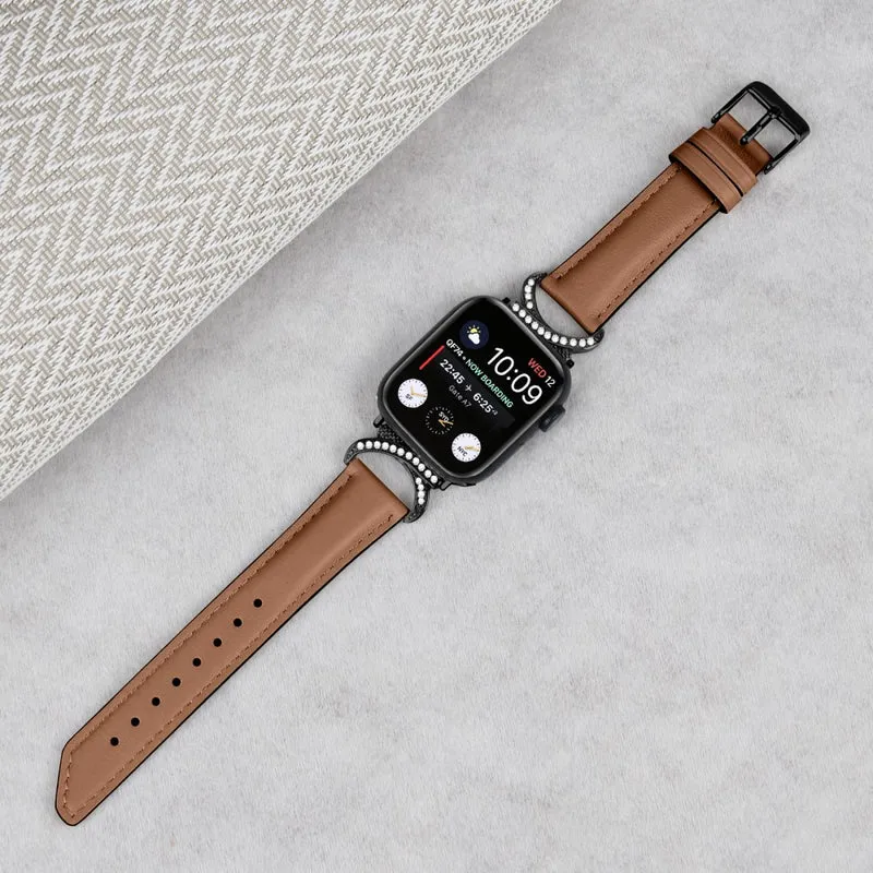 Sehr Gut Apple Smartwatch Echtes Leder Universell Armband