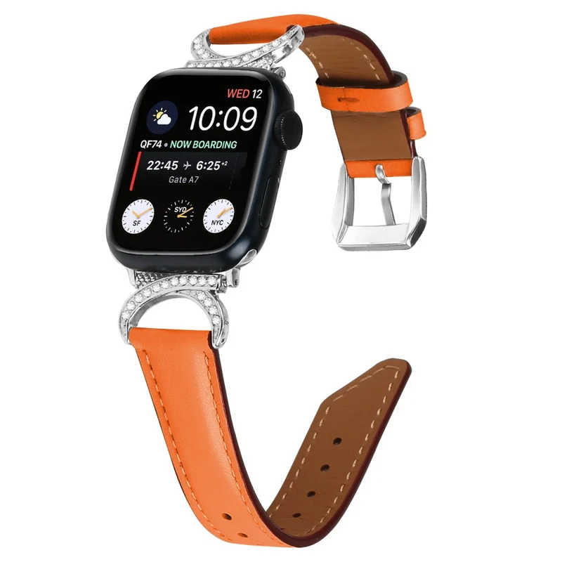 Super Cool Apple Smartwatch Echtes Leder Universell Armband